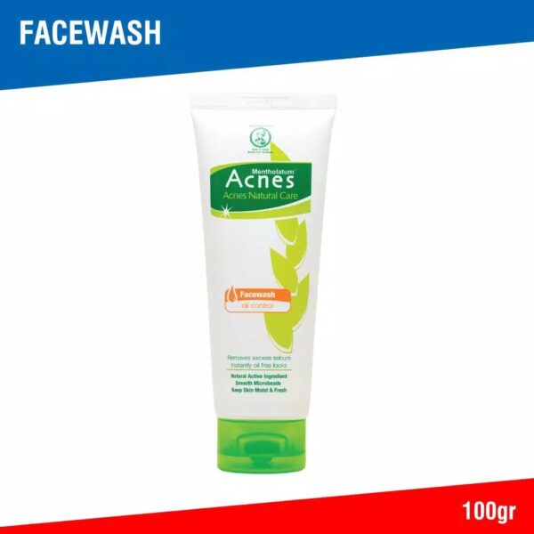 Acnes Natural Care Face Wash Oil Control 100 gr
