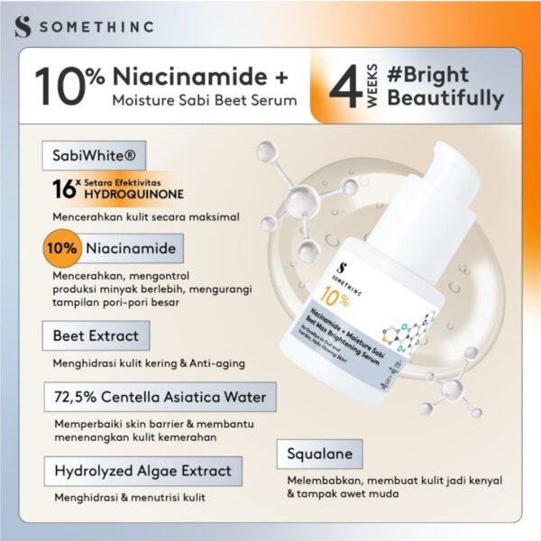 SOMETHINC 10% Niacinamide + Moisture Sabi Beet Serum