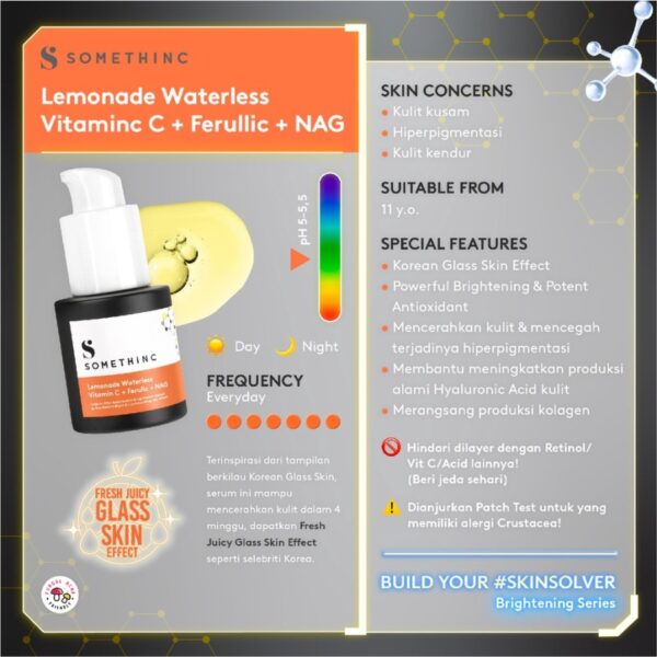 SOMETHINC Lemonade Waterless Vitamin C + Ferulic + NAG3 SOMETHINC Lemonade Waterless Vitamin C + Ferulic + NAG