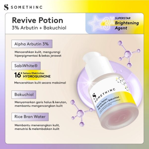 SOMETHINC Revive Potion 3% Arbutin + Bakuchiol2 SOMETHINC Revive Potion 3% Arbutin + Bakuchiol