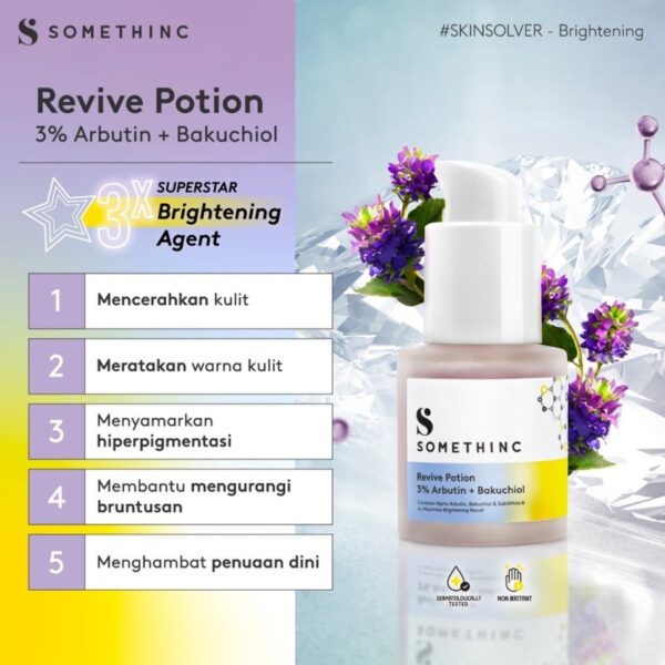 SOMETHINC Revive Potion 3% Arbutin + Bakuchiol3 SOMETHINC Revive Potion 3% Arbutin + Bakuchiol