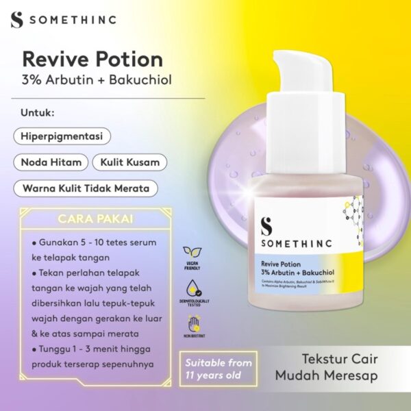 SOMETHINC Revive Potion 3% Arbutin + Bakuchiol4 SOMETHINC Revive Potion 3% Arbutin + Bakuchiol