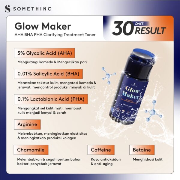 2ad0d8c0f5379ab3ead7f4efbb8e92b4 SOMETHINC Glow Maker AHA BHA PHA Clarifying Treatment Toner