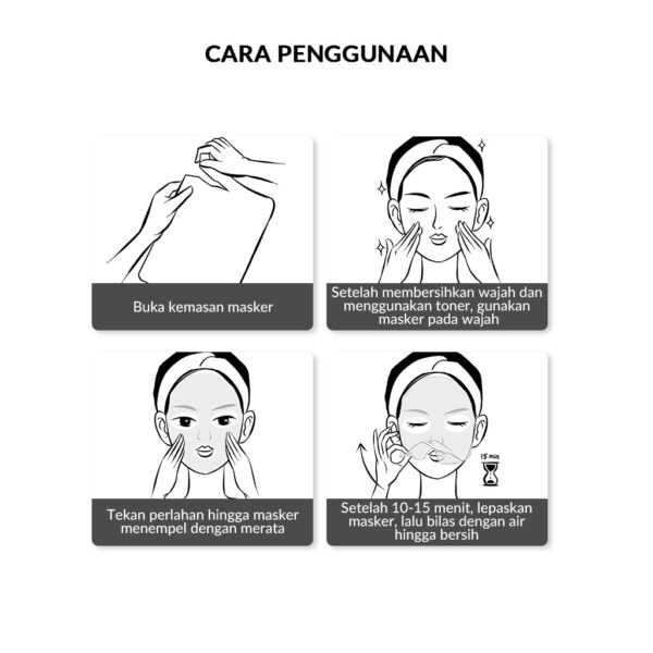 BIOAQUA Sheet Mask Masker Wajah Flowers Series