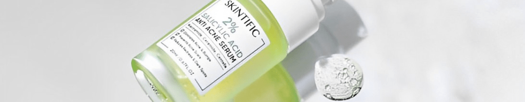 review skintific 2% salicylic acid anti acne serum