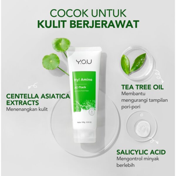 YOU Hy! Amino AC-Ttack Anti-Acne Facial Wash