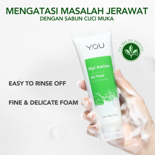 YOU Hy! Amino AC-Ttack Anti-Acne Facial Wash