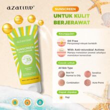 Azarine Calm My Acne Sunscreen Moisturiser SPF35 PA+++