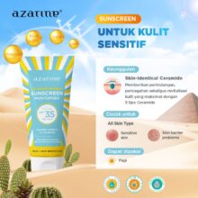 Azarine Cicamide Barrier Sunscreen Moisturiser SPF35 PA+++