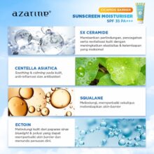 Azarine Cicamide Barrier Sunscreen Moisturiser SPF35 PA+++